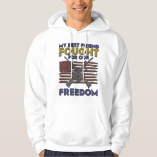 Veste À Capuche Mon meilleur ami s'est battu pour notre liberté -