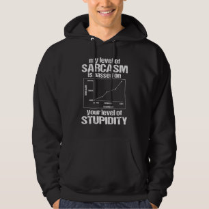 Veste À Capuche Mon Niveau De Sarcasme Est Basé Sur Votre Niveau D
