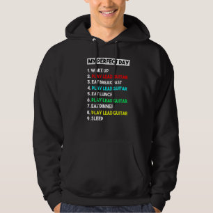 Veste À Capuche Mon Parfait Jouer Guitare Plomb Toute la journée F