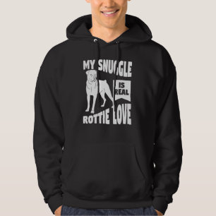 Veste À Capuche Mon petit est vrai Rottie Love Rottweiler Animal D