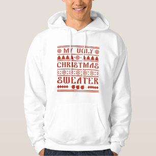 Veste À Capuche Mon vilain pull de Noël