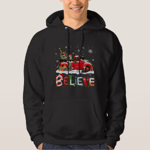 Veste À Capuche Monkey équitation Camion Rouge Arbre de Noël Croir