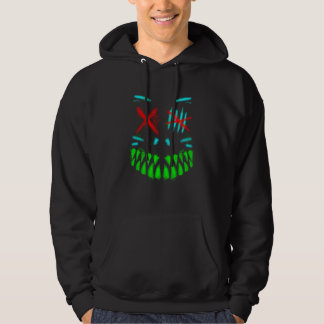 Veste À Capuche Monstre de chat Cool couleur vive Graffiti Horreur
