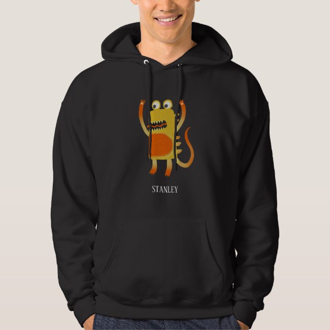 Veste À Capuche Monstres amusants Personnalisé (Devant)