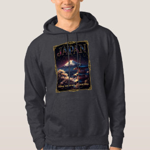 Veste À Capuche Mont Fuji céleste Japon Pagode Voyage Art