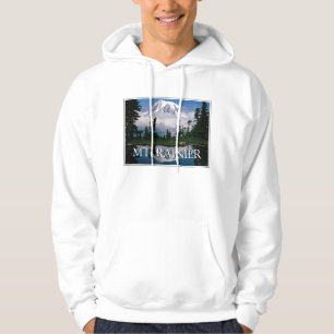 Veste À Capuche Mont Rainier Reflet dans un étang de montagne