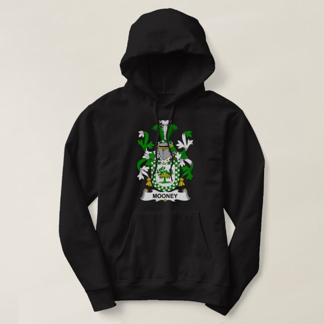 Veste À Capuche Mooney Coat of Arms  Family Crest  (Design devant)
