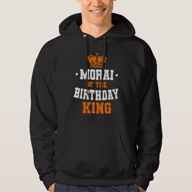 Veste À Capuche Morai De L'Anniversaire King Party Anniversaire de (Devant)
