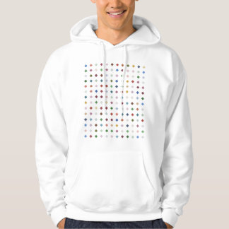 Veste À Capuche Mosaïque de diamant contemporain géométrique Desi