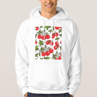 Veste À Capuche Motif de cuisine sans couture Tomato Basil