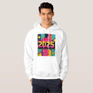 Veste À Capuche Motif géométrique Retro Pop Art 2025