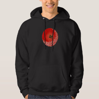 Veste À Capuche Motifs japonais traditionnels Fleurs de cerisier P