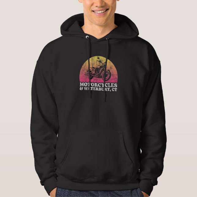 Veste À Capuche Moto et Connecticut Motos et Waterbu (Devant)