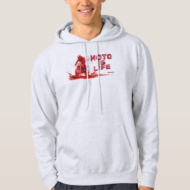Veste À Capuche Moto Is Life Hoodie (Devant)