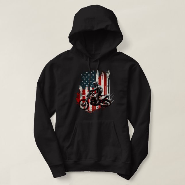Veste À Capuche Motocross Supercross FMX riders Dirt Bike Freestyl (Design devant)