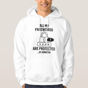 Veste À Capuche Mots de passe d'amnésie