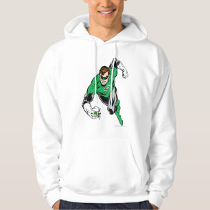 Veste À Capuche Mouche de lanterne verte en avant