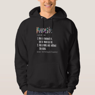 Veste À Capuche Mumsie Définition Fête des mères et cadeau d'anniv