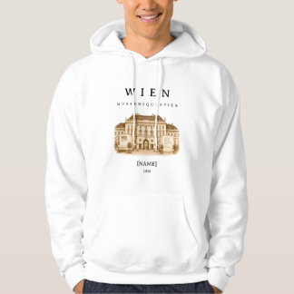 Veste À Capuche MuséeQuartier de Vienne personnalisé | Nom & Année