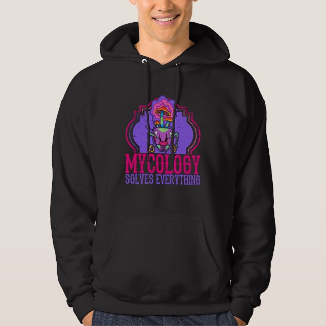 Veste À Capuche Mushroom mycology biologist mycologist psilocybin  (Devant)