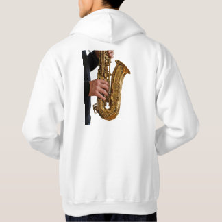 Veste À Capuche Musicien de saxophone Amoureux de jazz graphique b