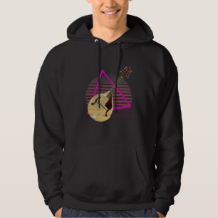 Veste À Capuche Musicien d'esthétique Vintage Mandolin Vaporwave