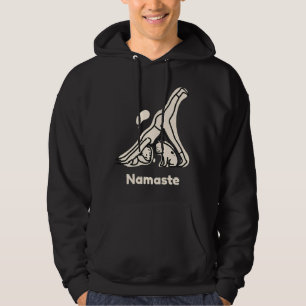 Veste À Capuche Namaste Chien Yoga