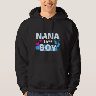 Veste À Capuche Nana de révélation de sexe dit que le bébé de la f