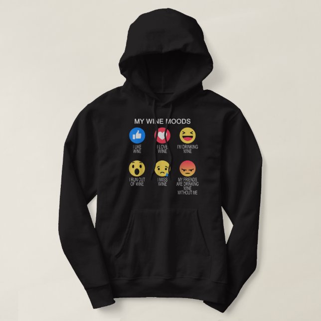 Veste À Capuche Napa Valley Vin Drôle Humour Accessoires pour femm (Design devant)