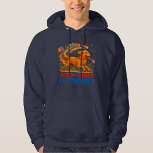 Veste À Capuche Né à Chase Fireworks   Patriotique Golden Retriev