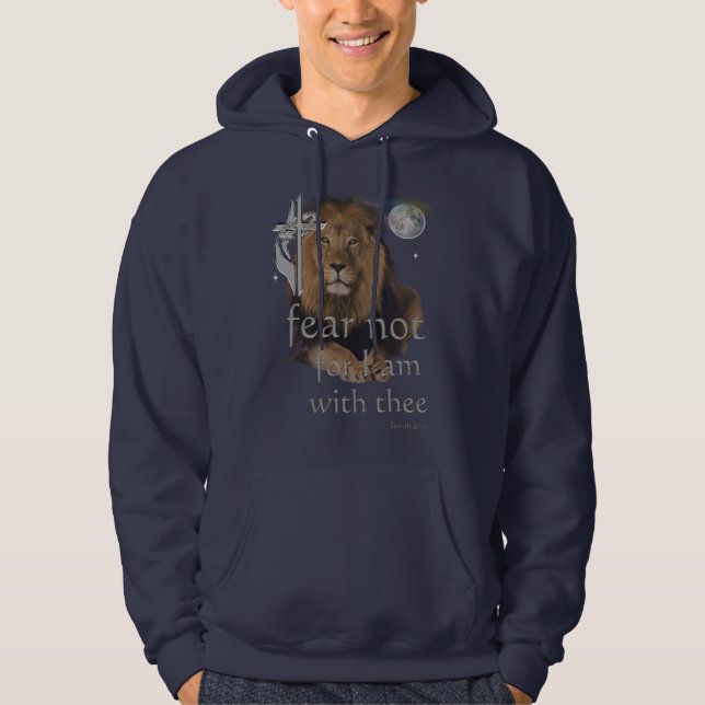 Veste À Capuche Ne crains pas car je suis avec toi (Devant)