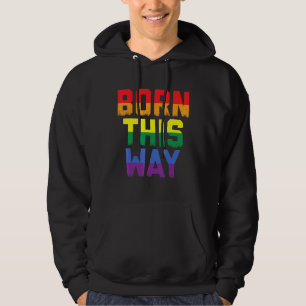 Veste À Capuche Né de cette façon Culture gay lesbienne queer Amou