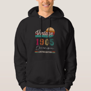 Veste À Capuche Né En Décembre 1905 Vintage Joyeux Anniversaire 11