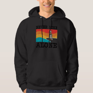 Veste À Capuche Ne jamais faire de randonnée seul graphique de sch