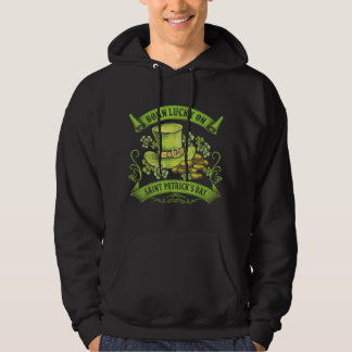 Veste À Capuche Né Lucky Sur Saint Patrick's Day Funny Birthday G