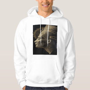 Veste À Capuche Nefertiti Ligne Silhouette Moderne Art
