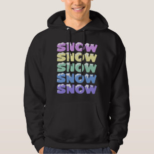 VESTE À CAPUCHE NEIGE, NEIGE, NEIGE, NEIGE, NEIGE