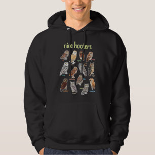 Veste À Capuche Nice Hooters Owl Bird Pun drôle Adulte Plaisanteri