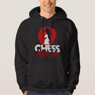 Veste À Capuche Ninja d'échecs - Joueur d'échecs drôle Amateur d'é