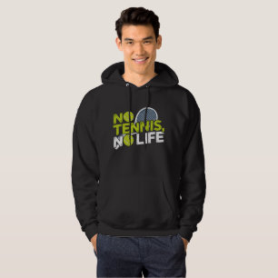 Veste À Capuche No Tennis, No Life – Design Sportif et Dynamique