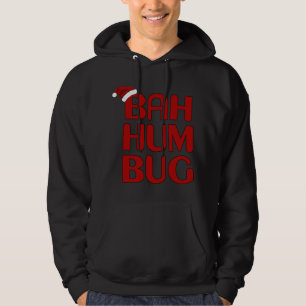 Veste À Capuche Noël Bah Humbug Shirt-Xmas Humbug Santa Hat