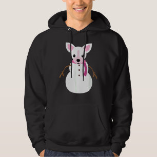 Veste À Capuche Noël Chihuahua Chihuahua Snowman Noël