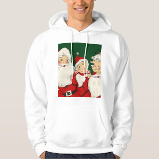 Veste À Capuche Noël de la famille père Noël
