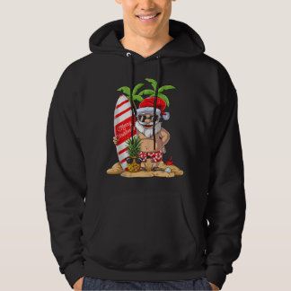 Veste À Capuche Noël en juillet Père Noël Surf Hawaï Hommes été S