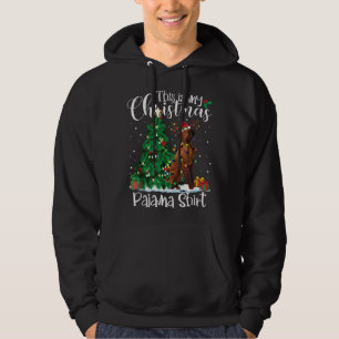Veste À Capuche Noël Vizsla Reindeer Funny Amoureux des chiens de 