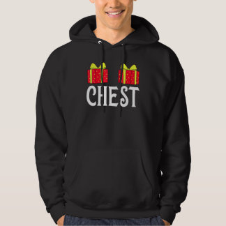 Veste À Capuche Noix de poitrine assorties aux marrons de Noël pou