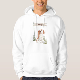Veste À Capuche Nom personnalisé Cavalier King Charles Spaniel Pet