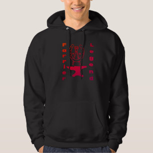 Veste À Capuche Nom personnalisé Farrier Legend Red Anvil Horsesho