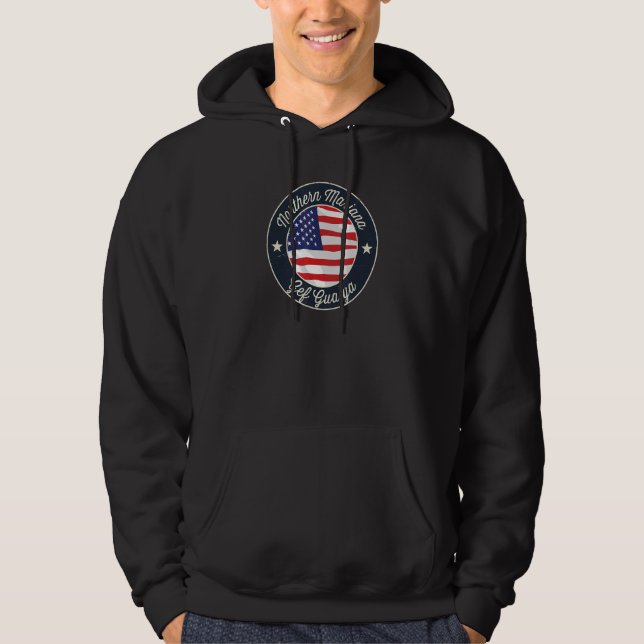 Veste À Capuche Northern Mariana Islands Souvenir Retro Graphic (Devant)