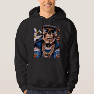 Veste À Capuche Northern Street King - Urban Skeleton Hip-Hop Grap